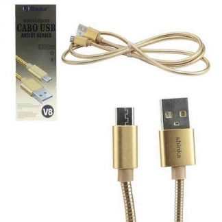 CABO USB V8 METALIZADO SHINKA SJX-11 1M