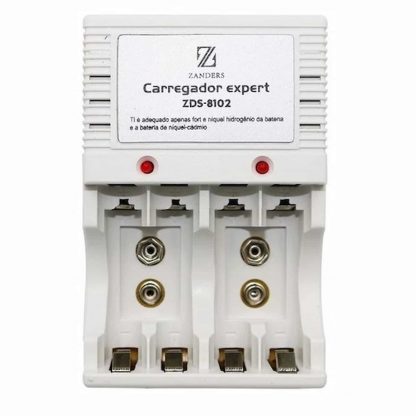 CARREGADOR DE PILHAS ZDS-8102 AA/AAA