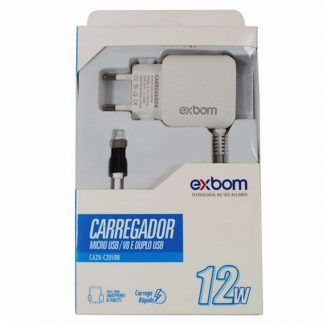 CARREGADOR CA2U-C20V8B 12W EXBOM