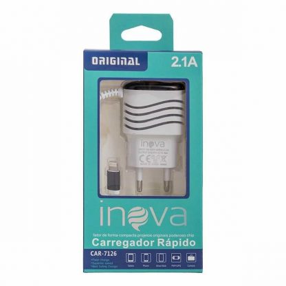 CARREGADOR INOVA IPHONE 2.1A