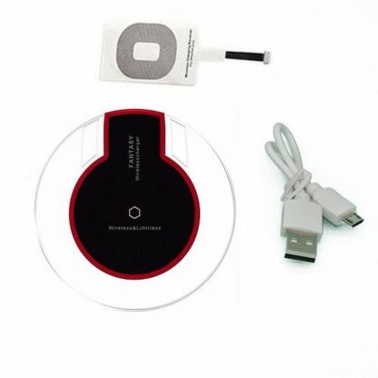 CARREGADOR WIRELESS FANTASY COM ADAPTADOR DE CARGA IPHONE